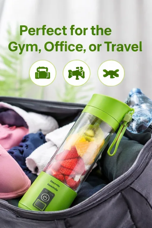 Portable Juicer Cup Rechargeable Battery Juice Blender - Image 2