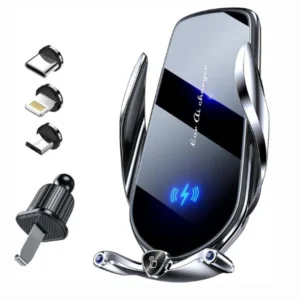 AutoGrip 15W Wireless Car Charger – Fast Charging Phone Mount