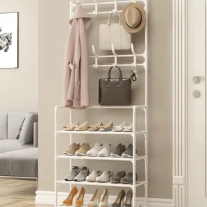 4 Tier Shoe and Clothes Rack - stylish and organized