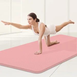 Thick Solid Yoga Mat for Fitness - extra cushioning
