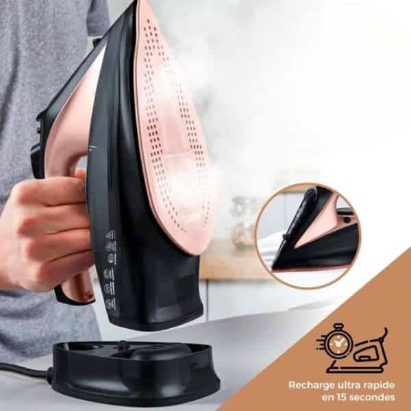 Cordless Steam Iron with Base Station – 2400W