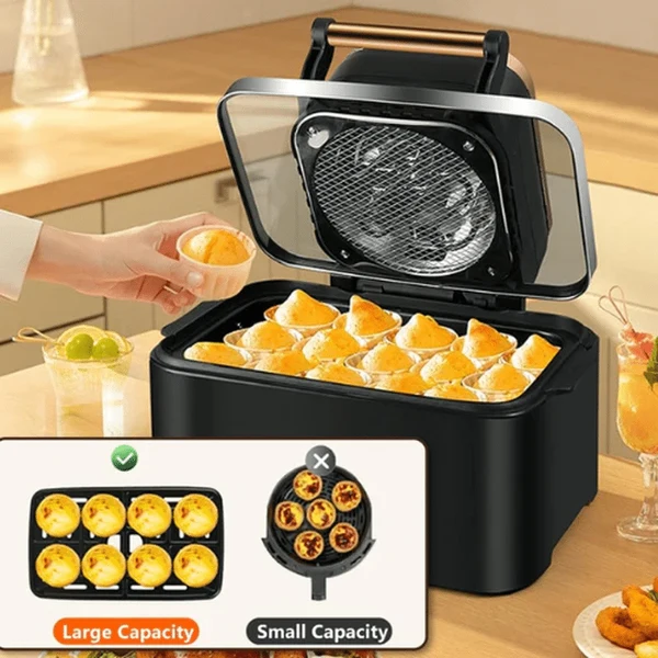 15L Compact Air Fryer Oven with Large Capacity - Image 4