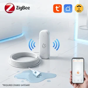 Tuya Zigbee Water Leak Sensor Flood Leakage Detector Smart Life