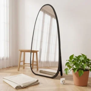 Drop Shaped Full Length Mirror Wall Decor Decorative